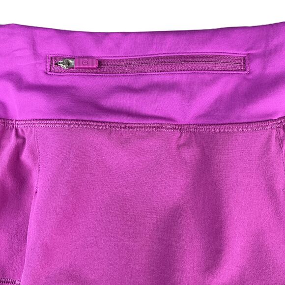 Lululemon Pace Rival Mid Rise Skirt Skort in Vivid Plum Size 10 TALL Golf Tennis - Picture 3 of 9
